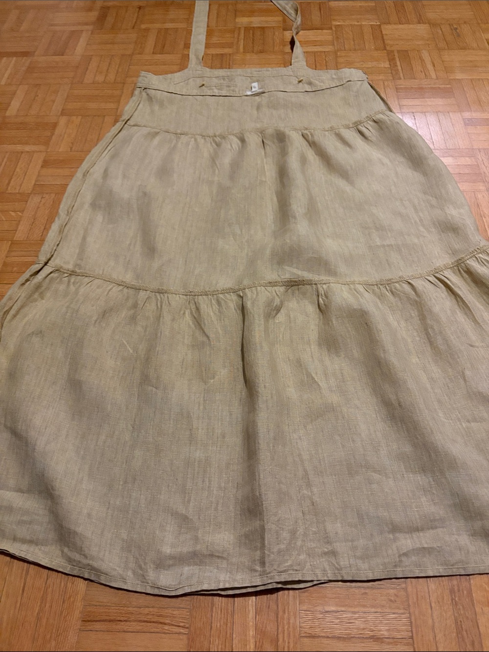 Eileen Fisher Linen Tiered Sundress - Picture 7 of 10
